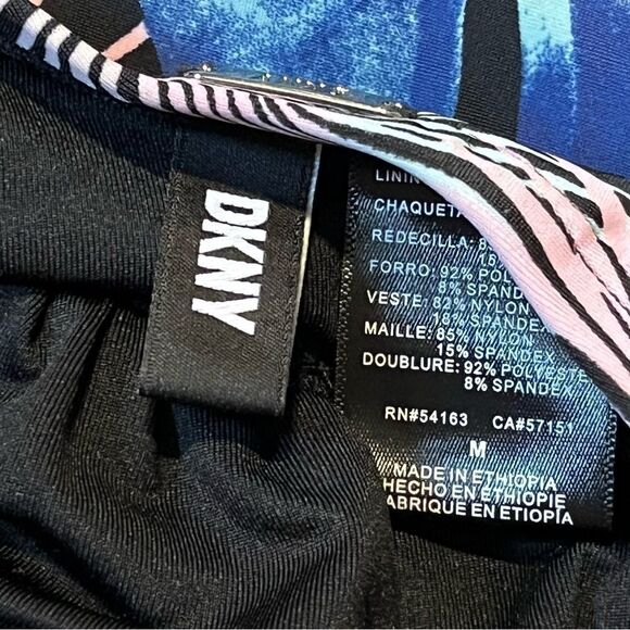 Women's DKNY Tropical Print One Piece Swimsuit - Picture 5 of 7